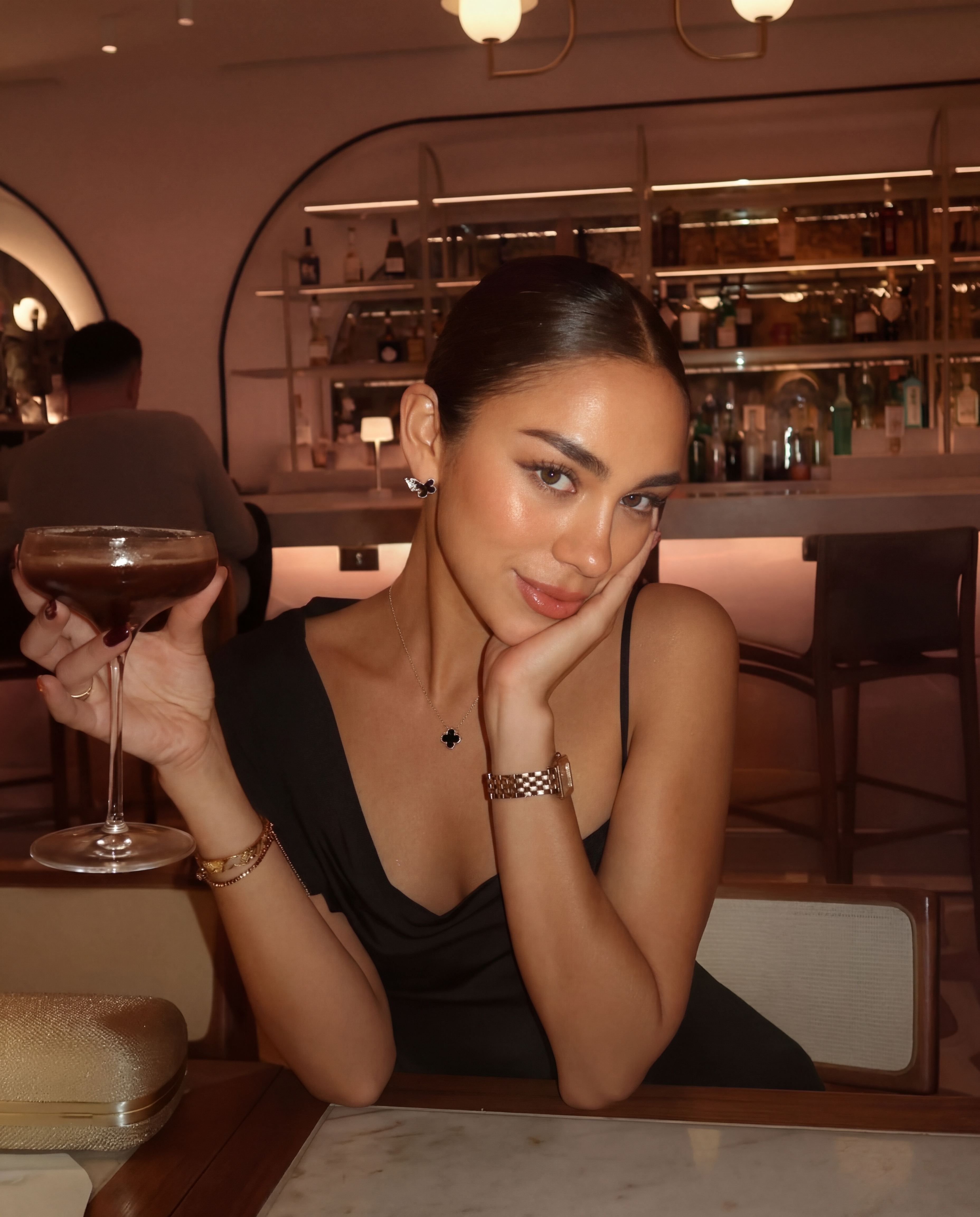 Candlelit wine bar at CHIJMES